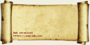 Miljana Rakovac vizit kartica